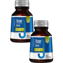 Orzax Ocean Dha Bitkisel Omega 3 30 Kapsül x 2 Adet