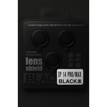 Sorvia Iphone 14 Pro / 14 Pro Max Uyumlu Kamera Lens Koruyucu Black/silver/gold/purple Darbe Çizilme Önleyici 9h (Yüksek Çözünürlüklü - Parlak - Güçlü - Dayanıklı )
