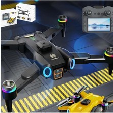 Bosile T16 Drone 4K Çift Kameralı Büyük Ekran Kumandalı Wifi Fpv 360° Engel Algılama Katlanabilir Drone