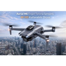 Bosile Aerial M6 Engel Tanıma Sensörlü,4k Hd Özellikli Katlanabilir Drone