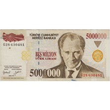 Banknoting 7. Emisyon 5.000.000 Lira G28 Çt+