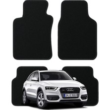 K2Carpet Audi Q3 (2011 Sonrası) Özel Kesim Tam Uyumlu Lüx Oto Halı Paspas , Audi Q3 Paspas , Audi Halı Paspas