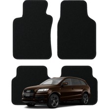 K2Carpet Audi Q7 1. Nesil (2005-2015) Özel Kesim Tam Uyumlu Lüx Oto Halı Paspas , Audi Q7 Paspas , Audi Halı Paspas