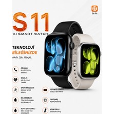 TeknolojiSA S11 Akıllı Saat Bluetooth Arama Kalp Atış Takibi IP67 Suya Dayanıklı Çoklu Spor Modu