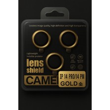 Sorvia Iphone 14 Pro / 14 Pro Max Uyumlu Kamera Lens Koruyucu Black/silver/gold/purple Darbe Çizilme Önleyici 9h (Yüksek Çözünürlüklü - Parlak - Güçlü - Dayanıklı )