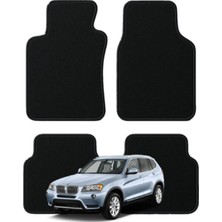 K2Carpet Bmw X3 Serisi 2. Nesil F25 Kasa (2010-2017) Özel Kesim Tam Uyumlu Lüx Oto Halı Paspas , Bmw X3 Paspas