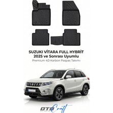 Otocraft Suzuki Vitara Full Hybrit (2025 ve Sonrası) Araca Özel 4d Karbon Havuzlu Oto Paspas Full Set 5 Parça