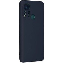 Zenvia Infinix Hot 11S Kılıf Nano Içi Kadife Silikon - Lacivert