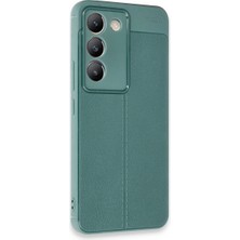 Zenvia Vivo V30 Lite 4g Kılıf Auto Focus Kapak - Koyu Yeşil