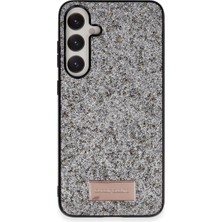 Zenvia Onegif Samsung Galaxy A25 5g Bright Simli Kapak - Gümüş