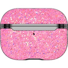 Eco Port Onegif Apple Airpods 2 (2.nesil) Bright Simli Airpods Kapak - Pembe