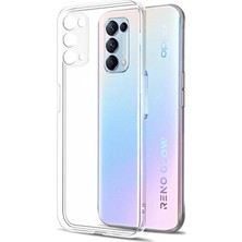 Zenvia Oppo Reno 5 Pro Kılıf Lüx Şeffaf Silikon