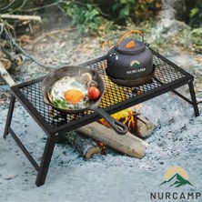 Nurcamp Ateş Üstü Katlanabilir Izgara Mangal Küçük Boy