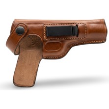 Rigor Universe Fn Browning 1922 Uzun Belçika Uyumlu Hakiki Deri Pancake Owb Tabanca Kılıfı Kahverengi Sağ El
