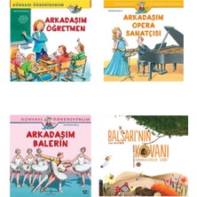 Türkiye İş Bankası Yayınları Dünyayı Öğreniyorum(Arkadaşım Öğretmen-Opera Sanatçısı-Balerin)-Balsarının Kovanı 4 Kitap Set