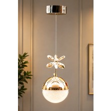 Tek Toplu 3 Renk LED Isıklı Avize Koridor Antre Hol Avize