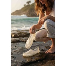 Moda Fiesta Şeffaf Deniz Ayakkabısı Kaymaz Taban Hafif Su Geçirmez Havuz Plaj Unisex Aqua Shoes