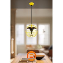 UltraMint Modern Sarı Tel Sarkıt E27 Uyumlu Şık Aydınlatma