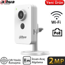 Dahua (IPC-K1230K-STW) 2mp Wıfı Çift Taraflı Konuşma H265 Poe Cube Kamera