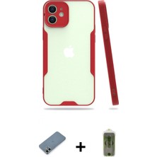 Marsilyan™- iPhone 12 Kılıf Atlas Asil Serisi - Siyah Joko Magic 5d Hayalet Cam + Metal Kamera Lens Koruma Cam - Akyl