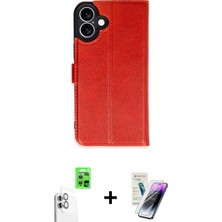 Marsilyan™- iPhone 16 Kılıf Siluet Işık Serisi - Şeffaf Pasifik Cam Ekran Koruyucu + Raze Metal Kamera Lens - Bz
