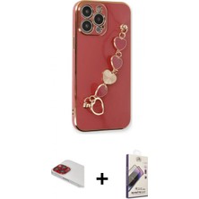 Marsilyan™- iPhone 13 Pro Max Kılıf Nova Işık Prime - Siyah Bilvis 3D Mat Cam Ekran Koruyucu + Pers Alüminyum Kamera Lens - Kı