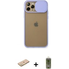 Marsilyan™- iPhone 11 Pro Kılıf Vadi Çizgi - Siyah Joko Magic 5d Hayalet Cam + Renkli Kamera Lens Koruma Cam - Pe