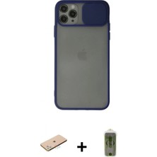 Marsilyan™- iPhone 11 Pro Kılıf Vadi Çizgi - Siyah Joko Magic 5d Hayalet Cam + Renkli Kamera Lens Koruma Cam - Mı