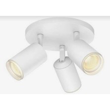 UltraMint Enerji Tasarruflu Beyaz LED Avize, Hareketli Başlıklı Üçlü Aydınlatma