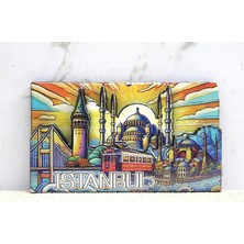 Renas Store Ahşap Istanbul Temalı Magnet ALK4365