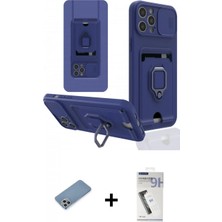 Marsilyan™- iPhone 12 Pro Kılıf Vadi Form Prime - Şeffaf Uv Polymer Nano Ekran Koruyucu + Shine Kamera Lens Koruma Cam - Gs