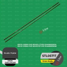 Renas Store Lg 65" V15 LF6300 Fhd REV03 L/type EVA626522038(A-B) Tv LED Bar