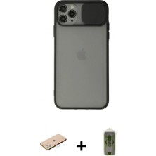 Marsilyan™- iPhone 11 Pro Kılıf Vadi Çizgi - Siyah Joko Magic 5d Hayalet Cam + Renkli Kamera Lens Koruma Cam - Mı