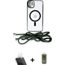 Marsilyan™- iPhone 12 Kılıf Eksen Özel Seri - Siyah Joko Magic 5d Hayalet Cam + Kamera Lens Koruma Cam - Sf