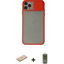 Marsilyan™- iPhone 11 Pro Kılıf Vadi Çizgi - Siyah Joko Magic 5d Hayalet Cam + Renkli Kamera Lens Koruma Cam - Pe