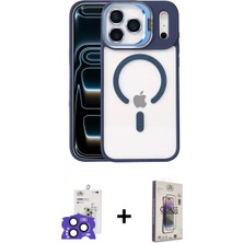 Marsilyan™- iPhone 17 Pro Max Kılıf Yadigar Asil Koleksiyonu - Siyah Bilvis 3D Cam Ekran Koruyucu + Bilvis Titan Kamera Lens - Lt