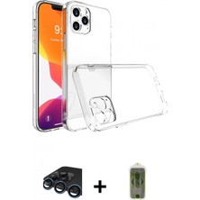 Marsilyan™- iPhone 15 Pro Max Kılıf Zirve Doku - Siyah Joko Magic 5d Hayalet Cam + Raze Metal Kamera Lens - Lt