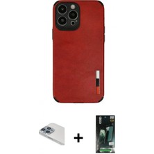 Marsilyan™- iPhone 13 Pro Max Kılıf Doruk Asil Koleksiyonu - Şeffaf 360 Full Body Arka Koruyucu + Pers Alüminyum Kamera Lens - Sabe