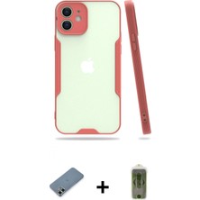 Marsilyan™- iPhone 12 Kılıf Atlas Asil Serisi - Siyah Joko Magic 5d Hayalet Cam + Metal Kamera Lens Koruma Cam - Akyl