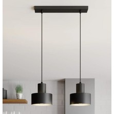 UltraMint Rustik Modern Spor Sıralı Masaüstü Avize, 30 Cm, Şık ve Şık Tasarım