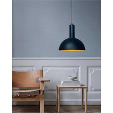UltraMint Modern Spor Tekli 30CM Metal Avize, Şık ve Dayanıklı Aydınlatma