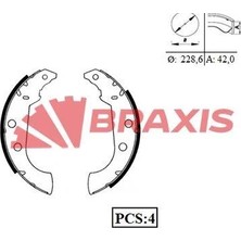 Braxis Arka Fren Balatası Pabuc P306 Xsara Xsara Iı Zx P306 Ym 1.9 1.9td 1.8 8V Abssız