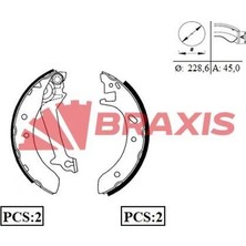 Braxis Arka Fren Balatası Pabuc Mondeo I / Iı 1.6 2.0 9300