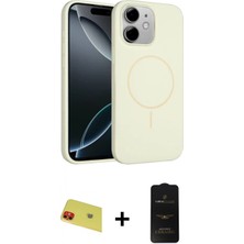 Pileli Store Pilelistore™ iPhone 11 Kılıf Yankı Form Serisi - Siyah 6d Antistatik Mat Seramik Hayalet Nano Ekran Koruyucu + Rainbow Kamera Lens Koruma Cam - Kı