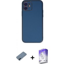 Marsilyan™- iPhone 12 Kılıf Yadigar Klasik - Siyah Bilvis 5in1 3D Magic Cam Ekran Koruyucu + Metal Kamera Lens Koruma Cam - Mı