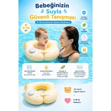 Bigstoy Bebek Boyunluk Can Simidi - Şişme Ayıcık Sarı - 0-18 Ay Güvenli Yüzme Yardımcısı