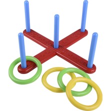 Zuzu Toys Halka Atma Oyunu Renkli Plastik Eğlenceli Gelişim Destekleyici Oyun