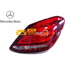 Depo Mercedes W205 2015-2018 Mercedes C Serisi Stop Lambası Sol Ledli (Oem NO:A2059065100)