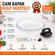 Arcak2 Tüm Tencereler Uygun Pyrex Cam Kapak - 18 cm