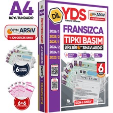 Karakutu Yayınları 2026 Yds Fransızca Ösym Tıpkı Basım Çıkmış Soru Deneme Paketi 6lı Fasikül Seti